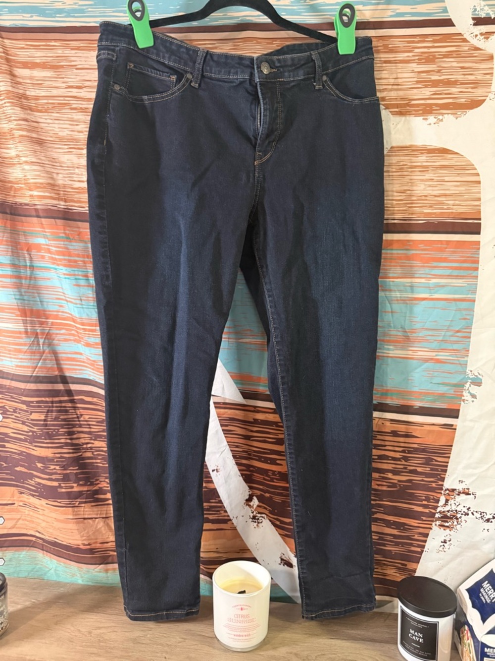 Falls Creek Dark Blue Women’s Skinny Stretch Jeans